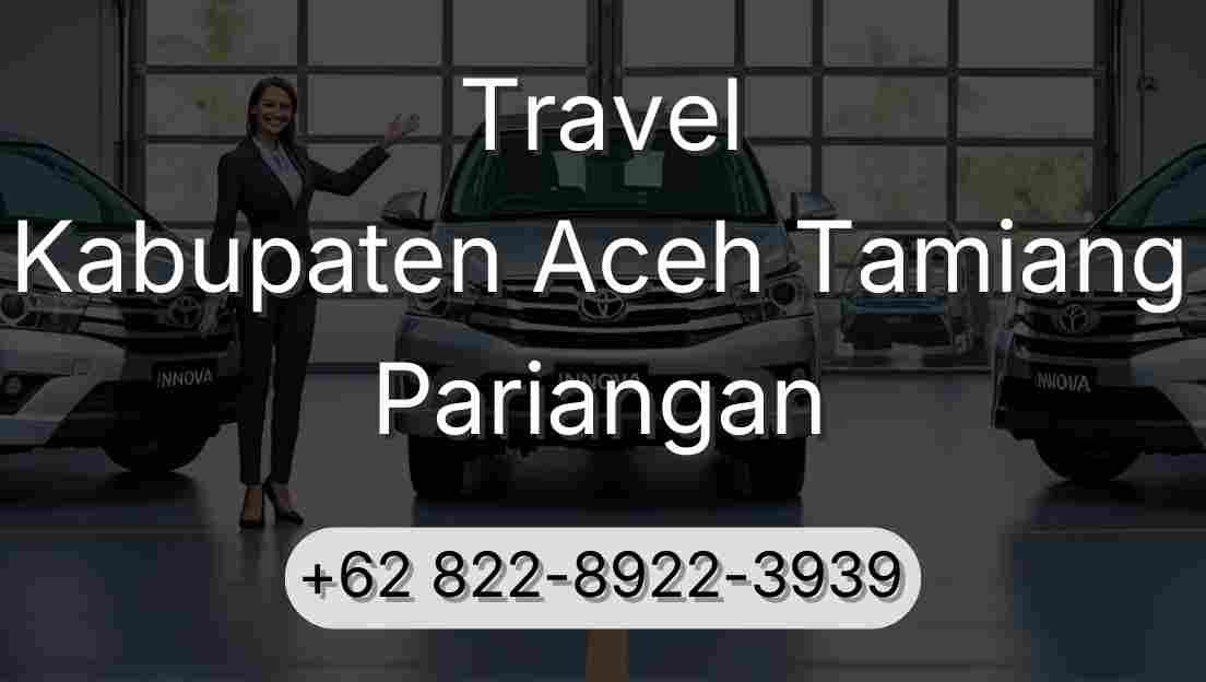 Travel Kabupaten Aceh Tamiang Pariangan