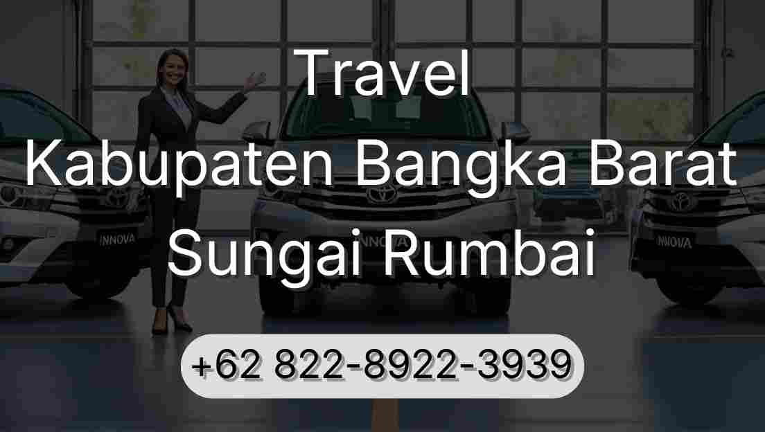 Travel Kabupaten Bangka Barat Sungai Rumbai
