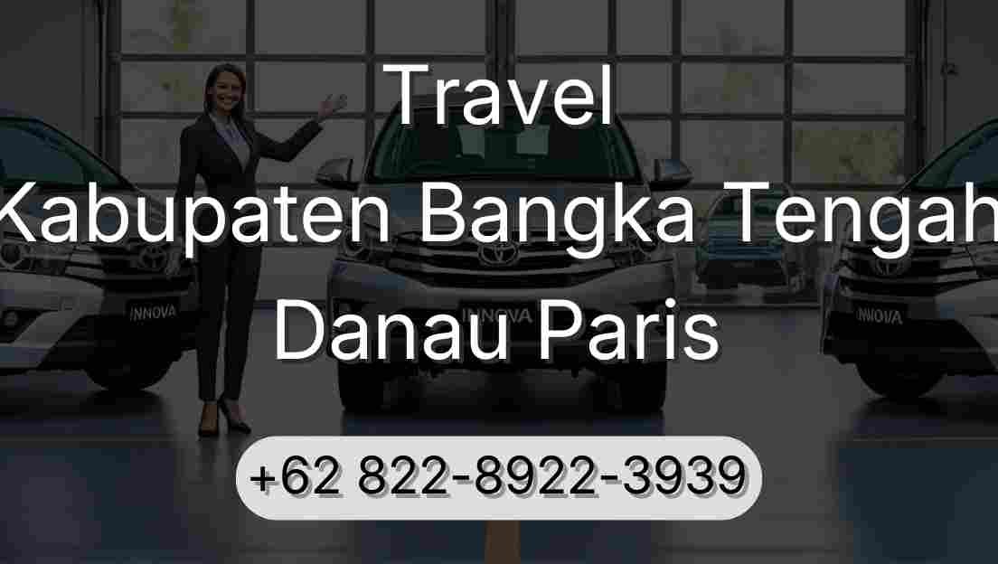 Travel Kabupaten Bangka Tengah Danau Paris