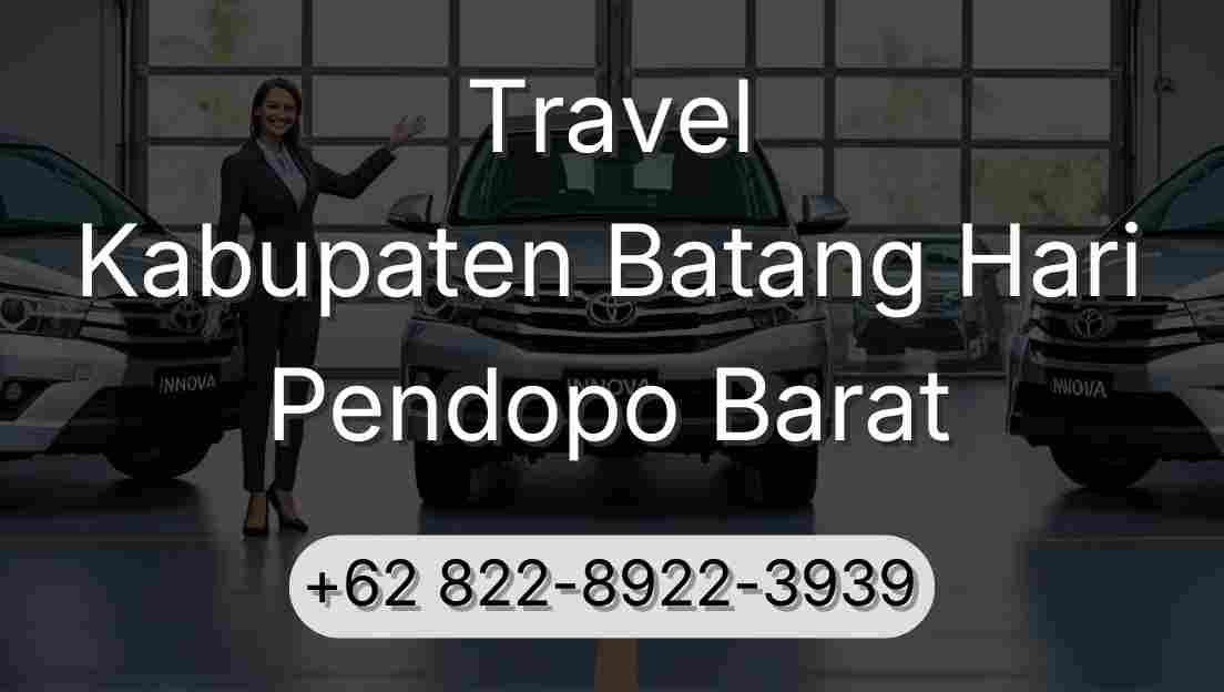 Travel Kabupaten Batang Hari Pendopo Barat