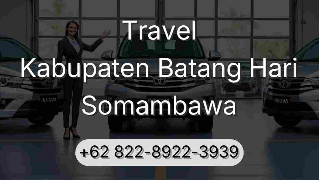 Travel Kabupaten Batang Hari Somambawa