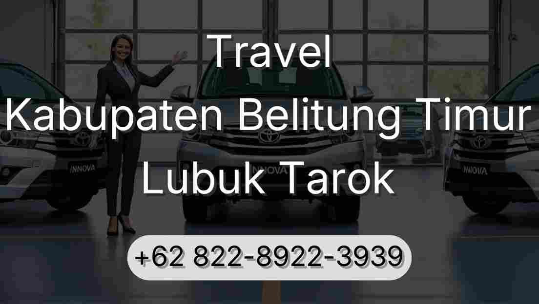 Travel Kabupaten Belitung Timur Lubuk Tarok