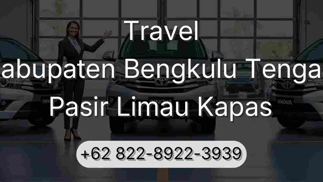 Travel Kabupaten Bengkulu Tengah Pasir Limau Kapas