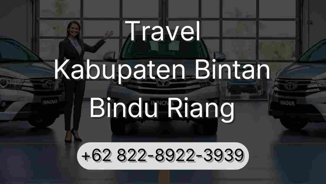 Travel Kabupaten Bintan Bindu Riang