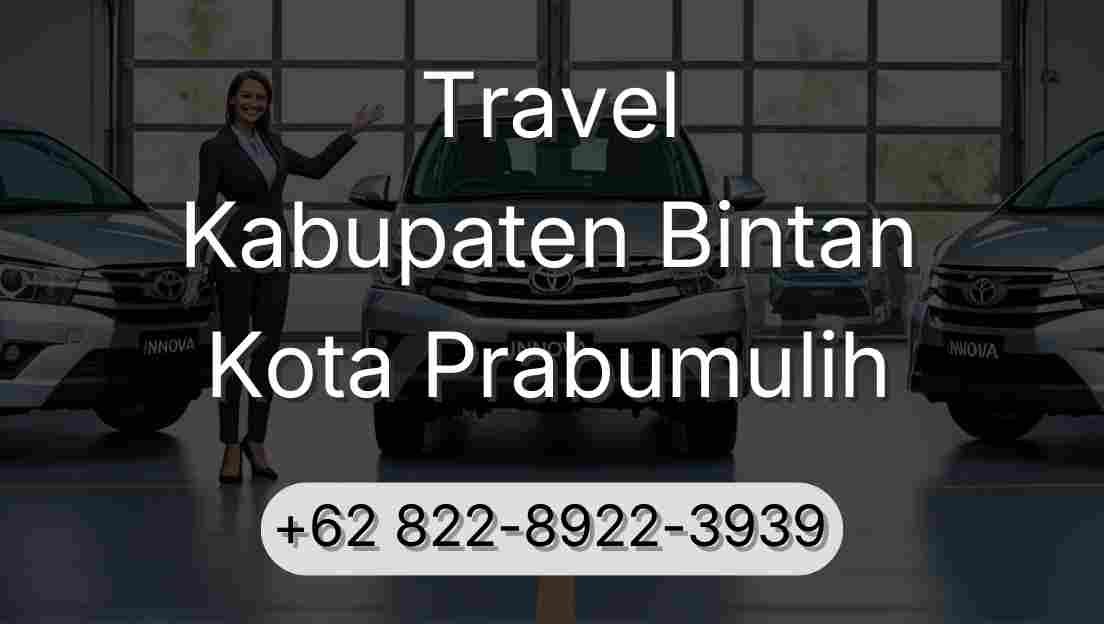 Travel Kabupaten Bintan Kota Prabumulih