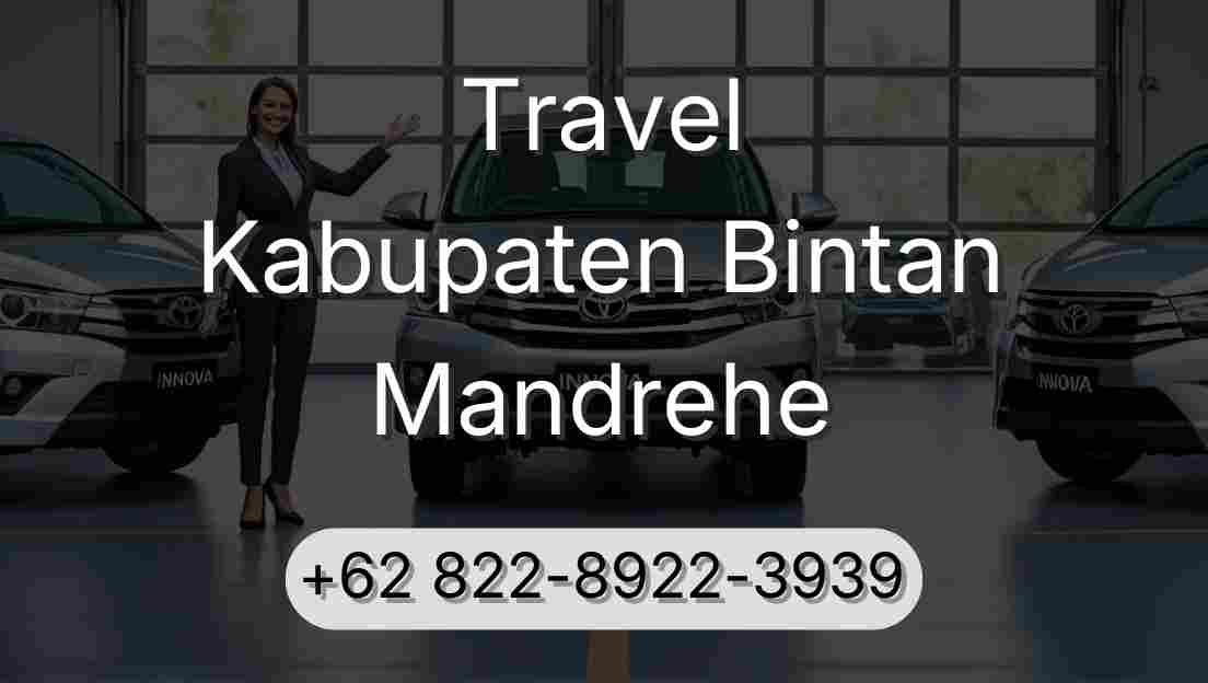 Travel Kabupaten Bintan Mandrehe