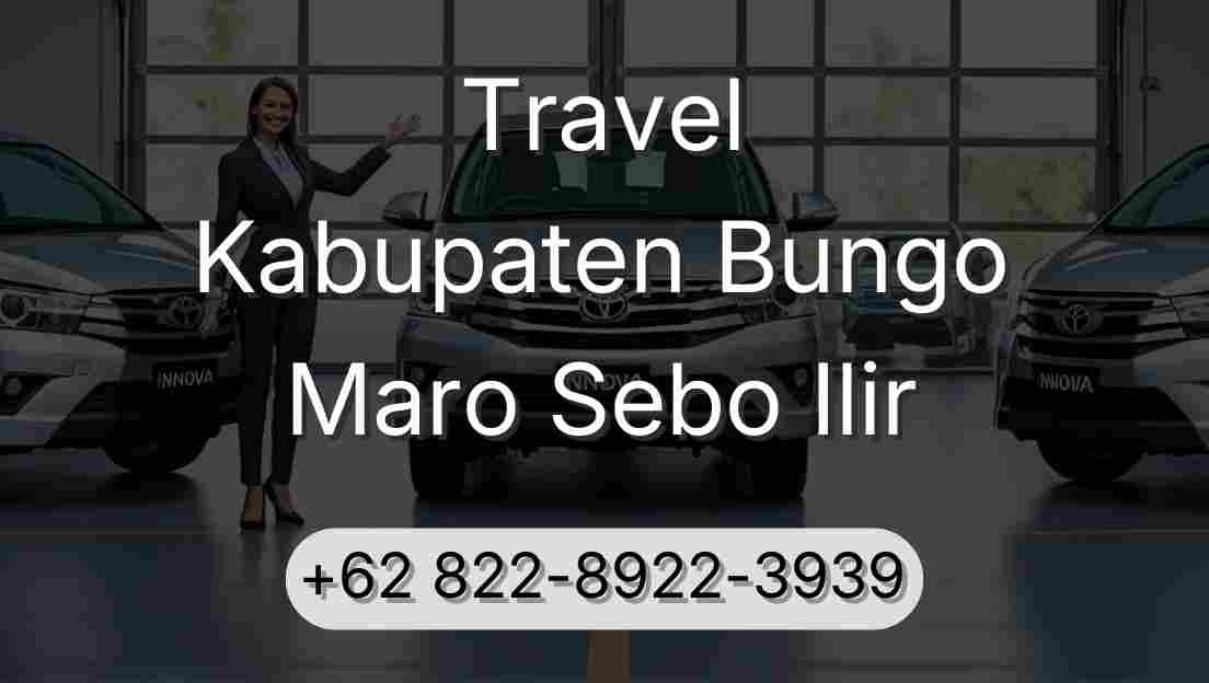 Travel Kabupaten Bungo Maro Sebo Ilir