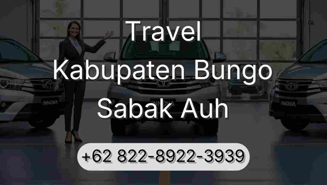 Travel Kabupaten Bungo Sabak Auh