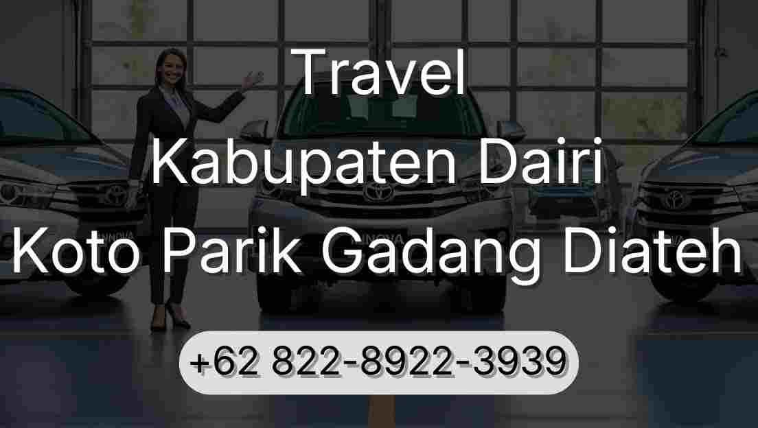 Travel Kabupaten Dairi Koto Parik Gadang Diateh