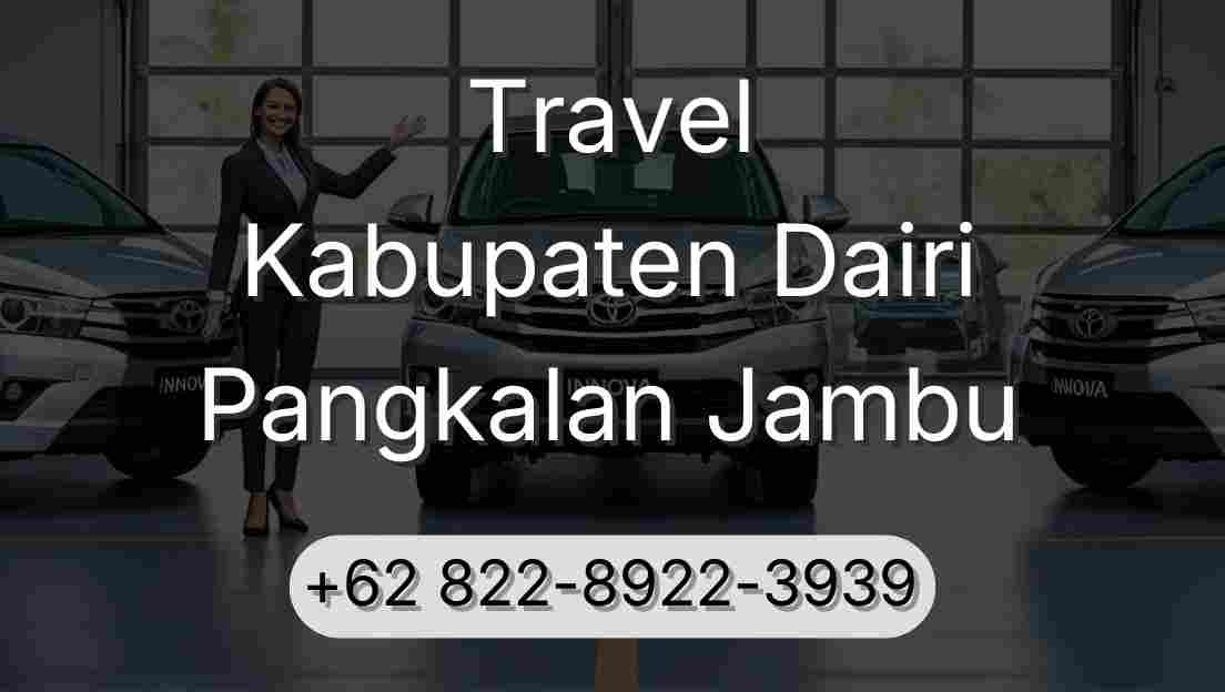 Travel Kabupaten Dairi Pangkalan Jambu