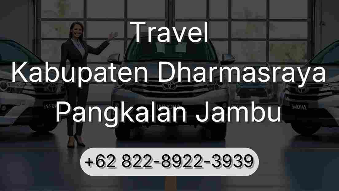 Travel Kabupaten Dharmasraya Pangkalan Jambu