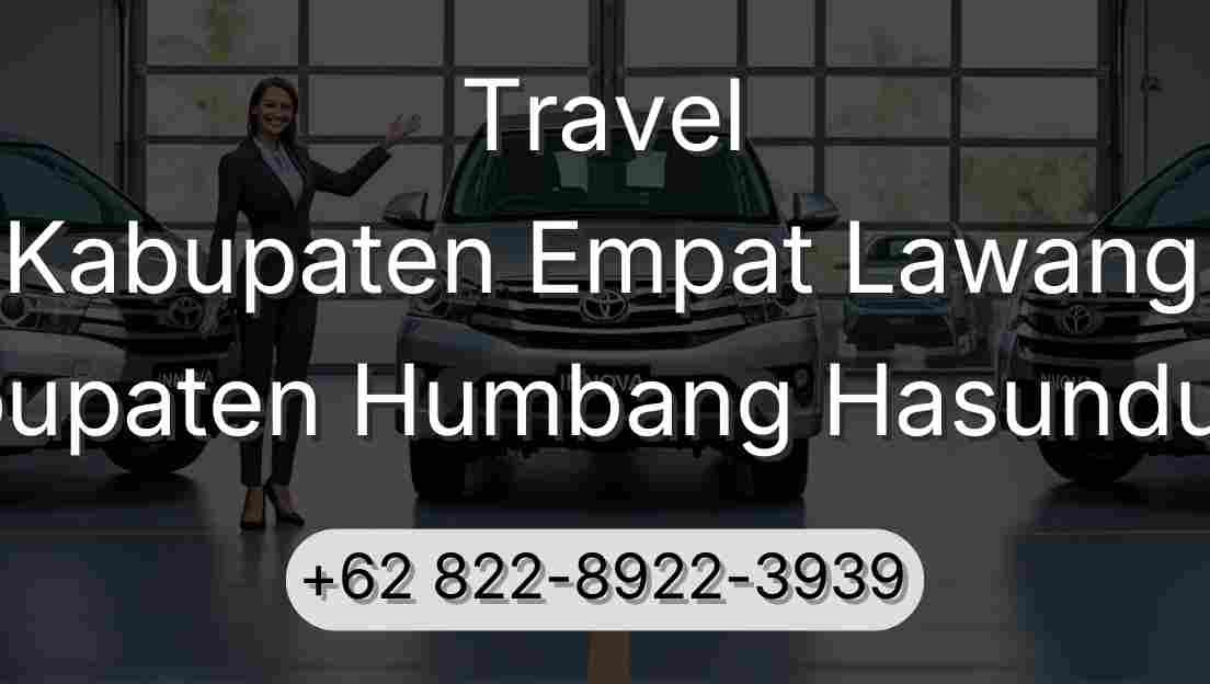 Travel Kabupaten Empat Lawang Kabupaten Humbang Hasundutan