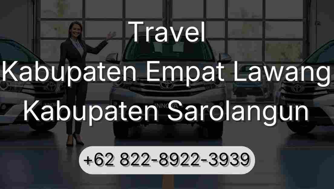 Travel Kabupaten Empat Lawang Kabupaten Sarolangun