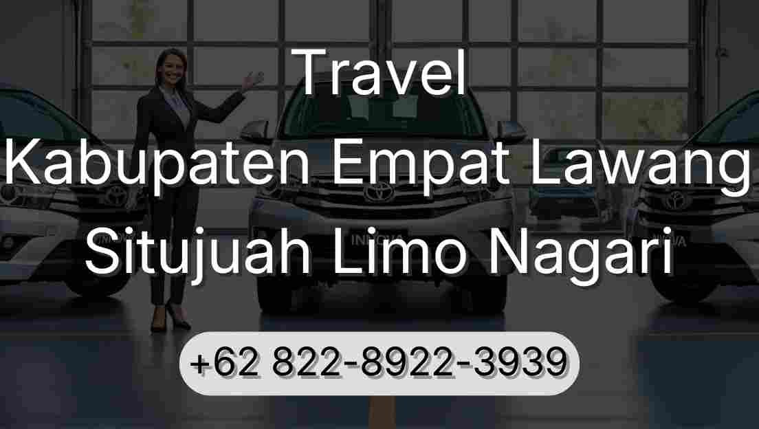 Travel Kabupaten Empat Lawang Situjuah Limo Nagari