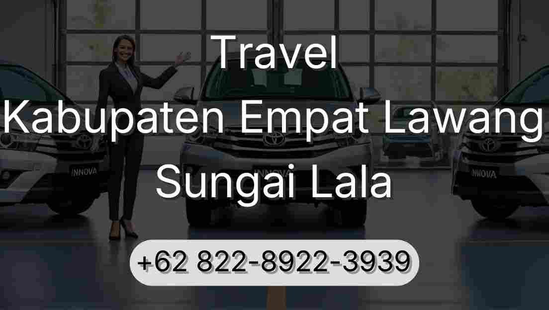 Travel Kabupaten Empat Lawang Sungai Lala