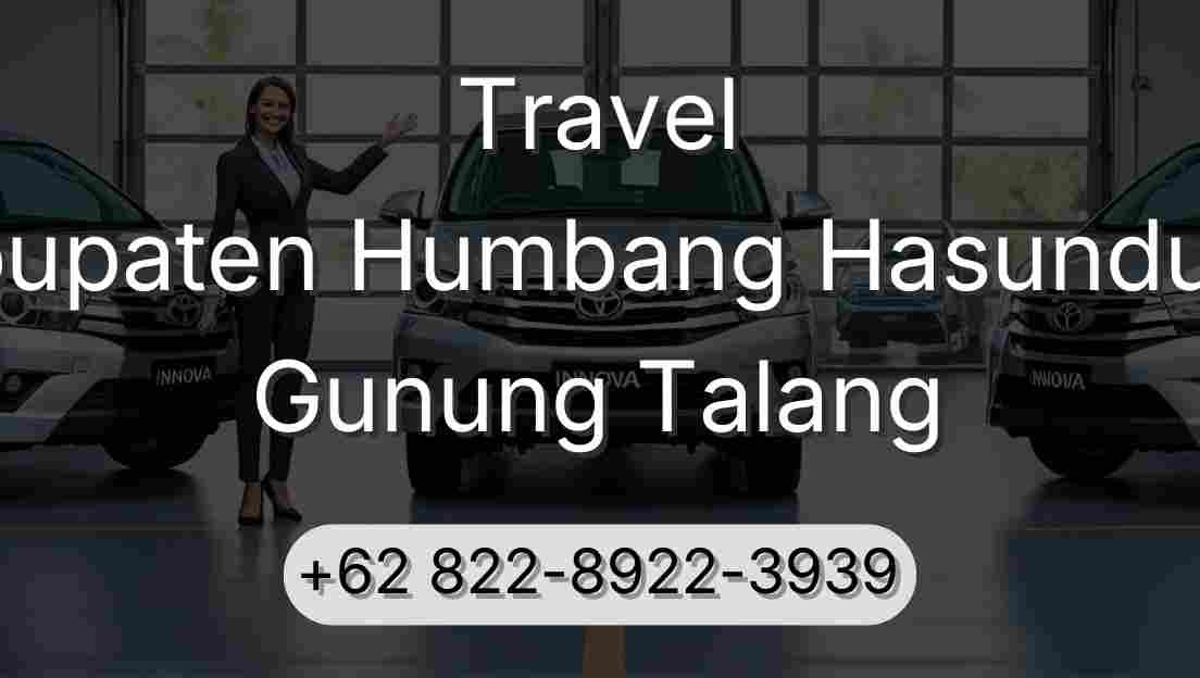 Travel Kabupaten Humbang Hasundutan Gunung Talang