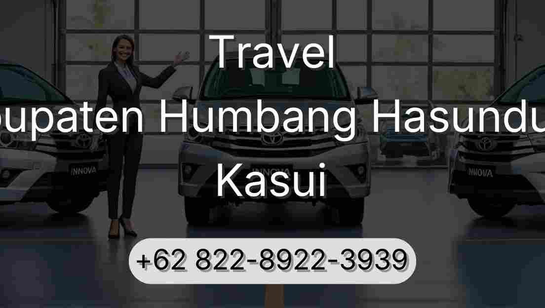 Travel Kabupaten Humbang Hasundutan Kasui