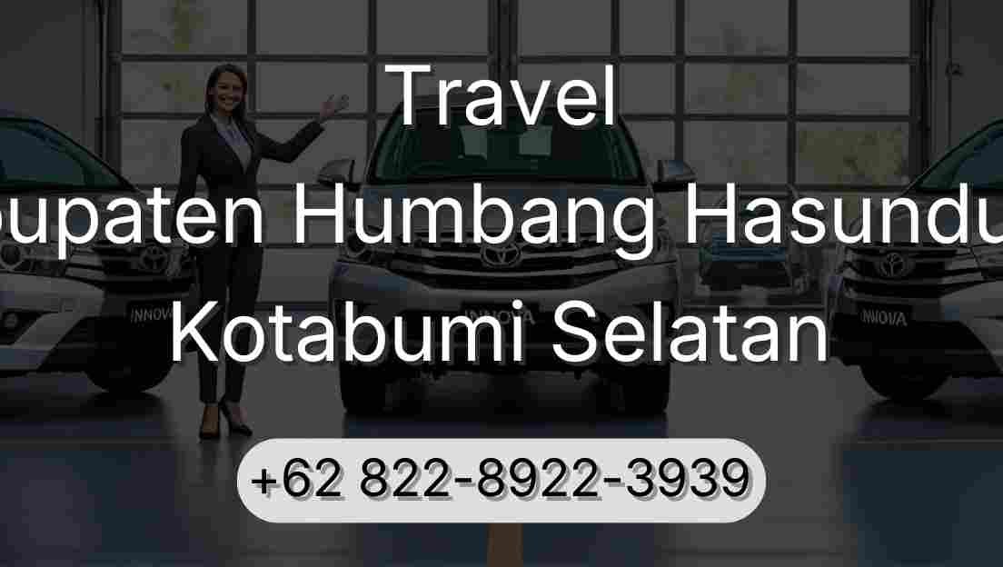 Travel Kabupaten Humbang Hasundutan Kotabumi Selatan