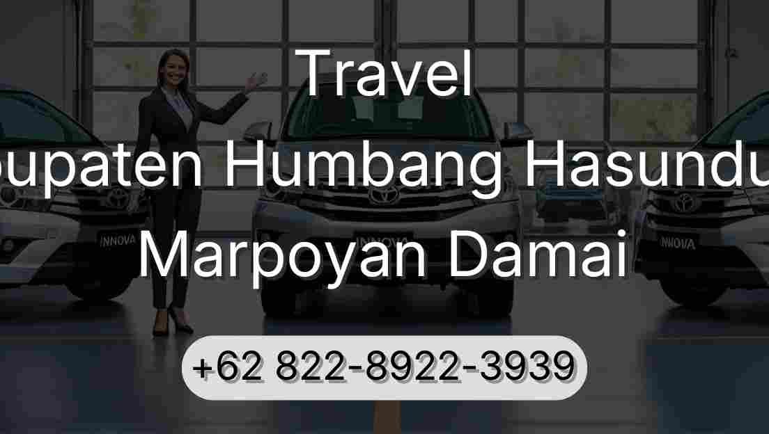Travel Kabupaten Humbang Hasundutan Marpoyan Damai