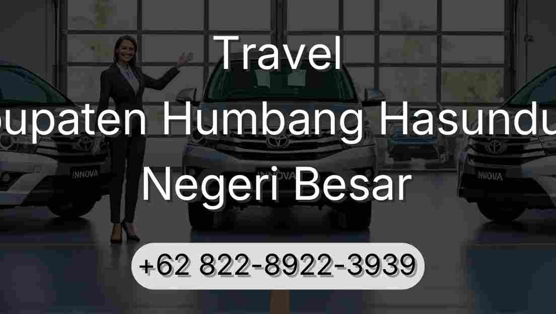 Travel Kabupaten Humbang Hasundutan Negeri Besar