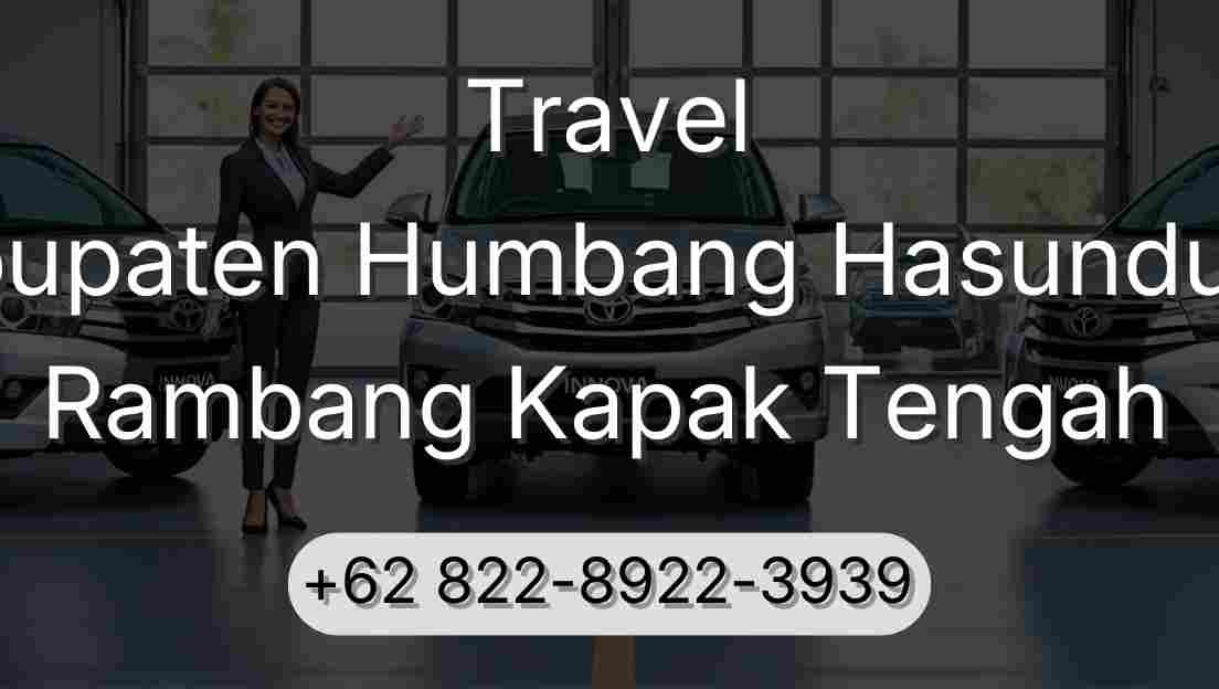 Travel Kabupaten Humbang Hasundutan Rambang Kapak Tengah
