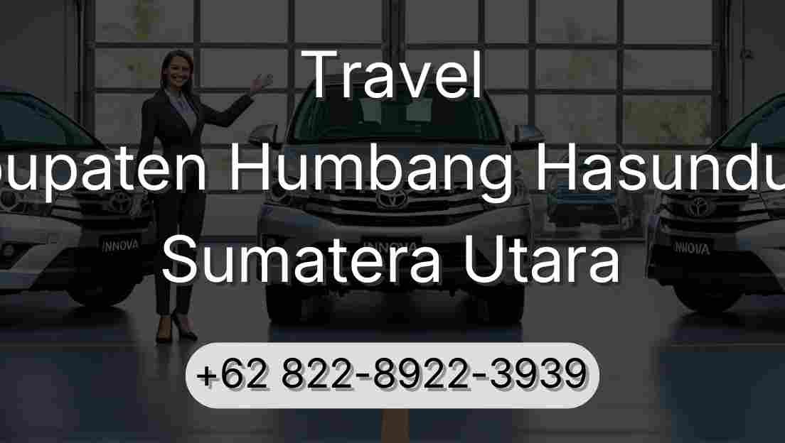 Travel Kabupaten Humbang Hasundutan Sumatera Utara