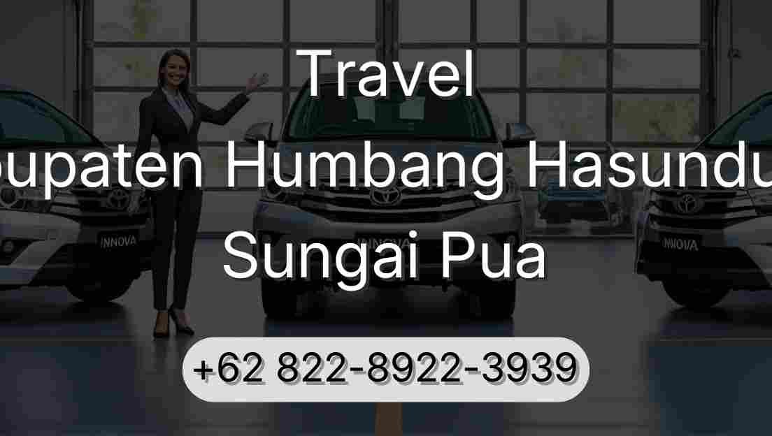 Travel Kabupaten Humbang Hasundutan Sungai Pua