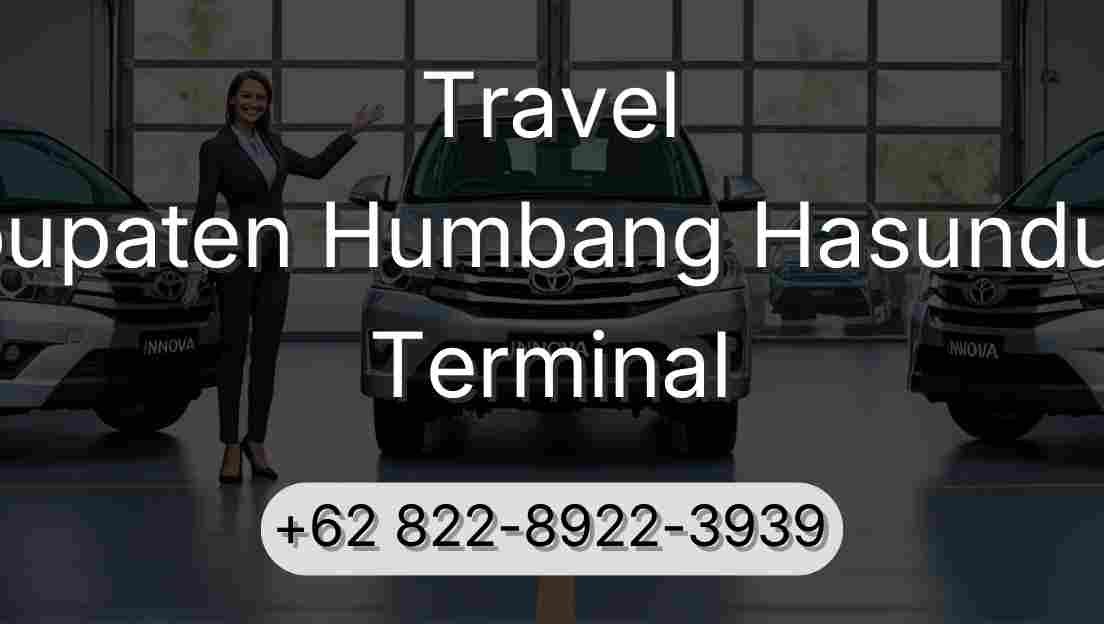 Travel Kabupaten Humbang Hasundutan Terminal