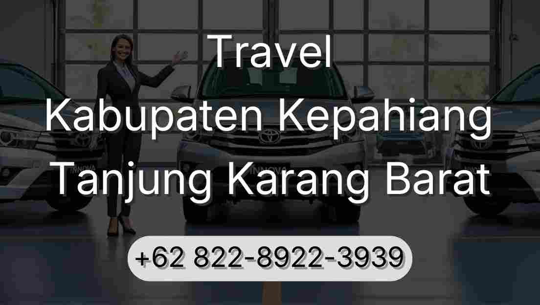 Travel Kabupaten Kepahiang Tanjung Karang Barat