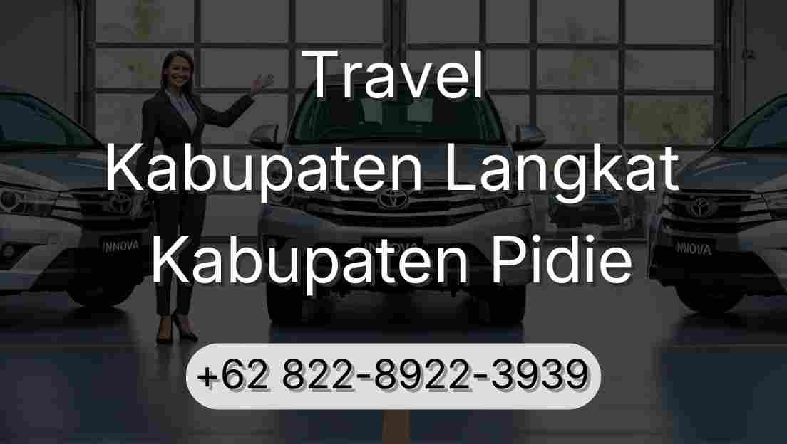 Travel Kabupaten Langkat Kabupaten Pidie