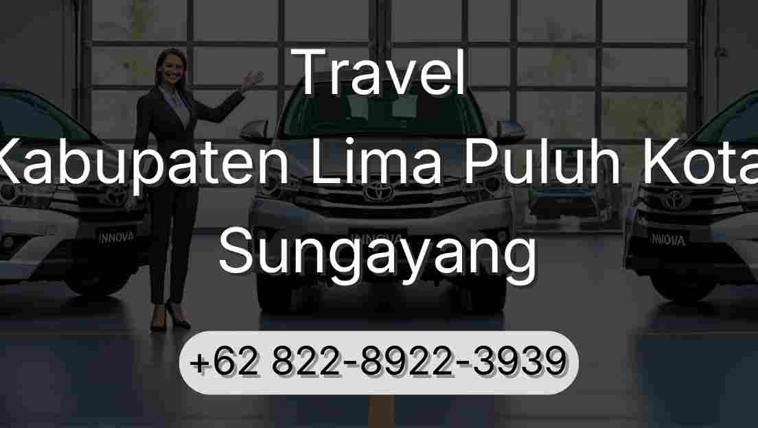 Travel Kabupaten Lima Puluh Kota Sungayang