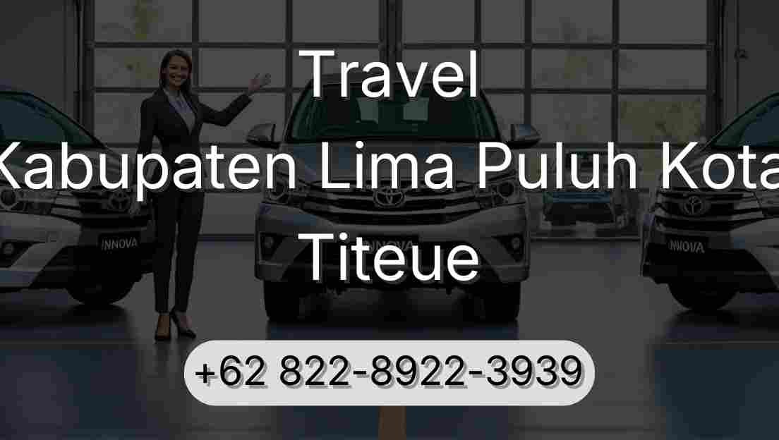Travel Kabupaten Lima Puluh Kota Titeue