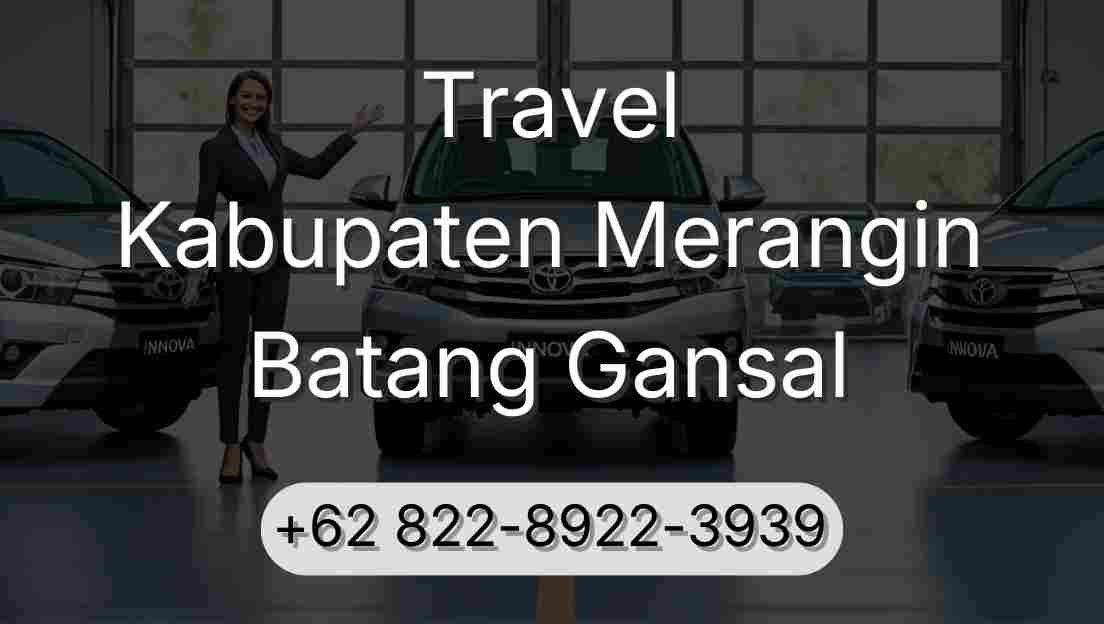 Travel Kabupaten Merangin Batang Gansal