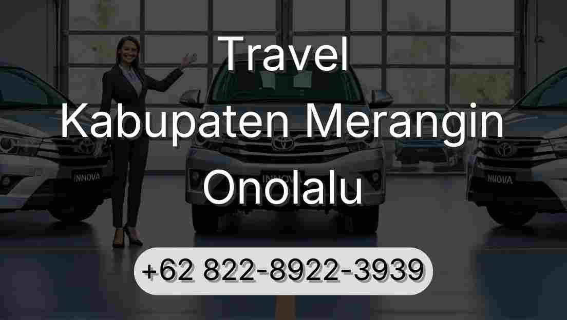 Travel Kabupaten Merangin Onolalu