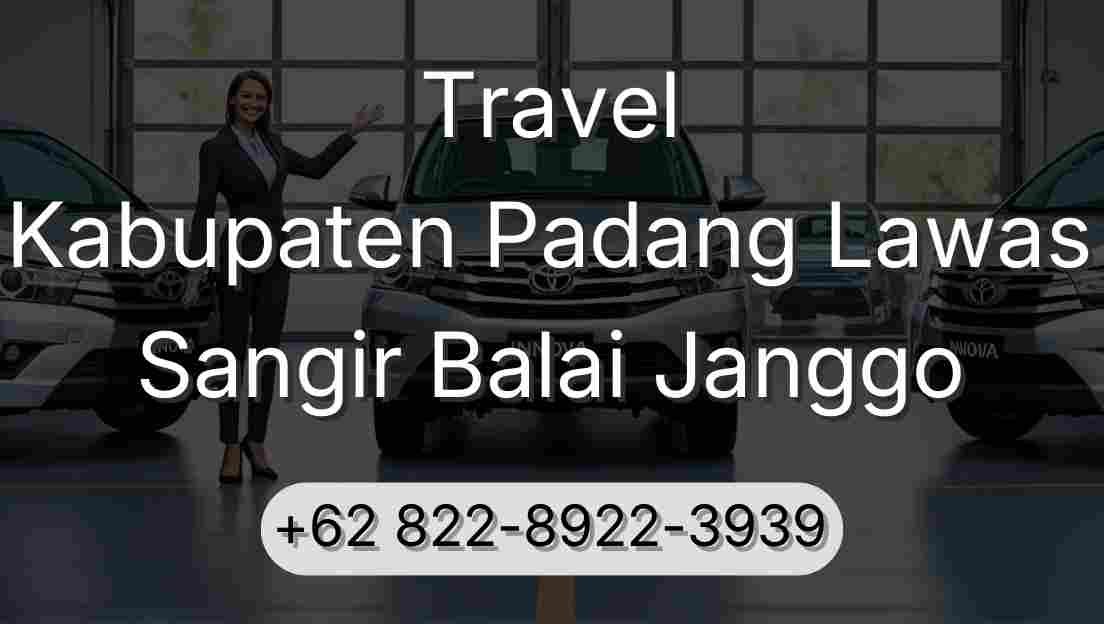 Travel Kabupaten Padang Lawas Sangir Balai Janggo