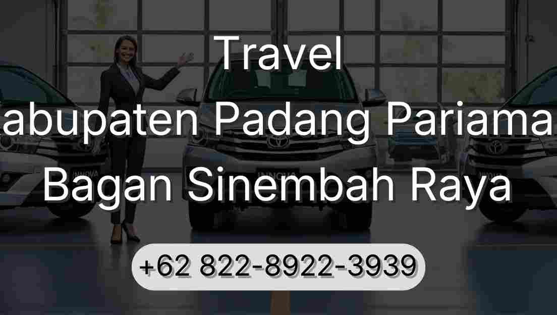 Travel Kabupaten Padang Pariaman Bagan Sinembah Raya