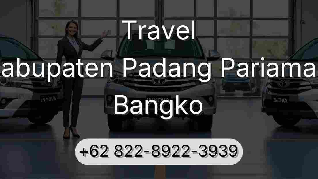 Travel Kabupaten Padang Pariaman Bangko