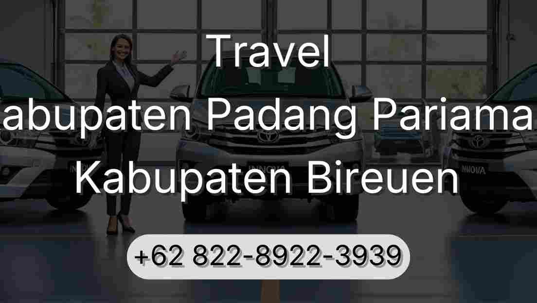 Travel Kabupaten Padang Pariaman Kabupaten Bireuen