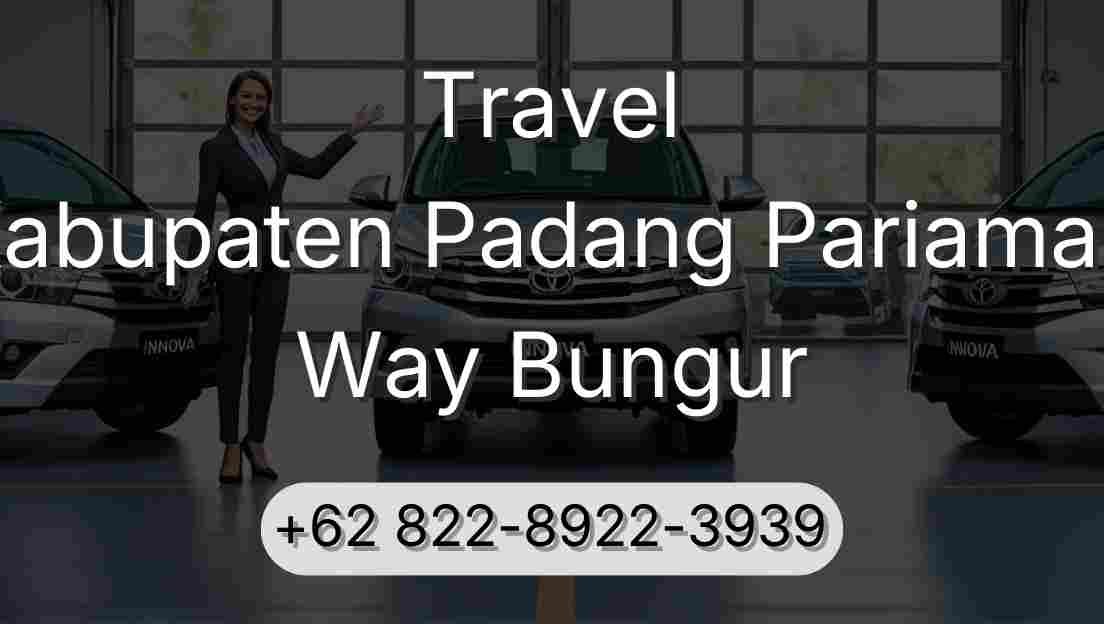 Travel Kabupaten Padang Pariaman Way Bungur