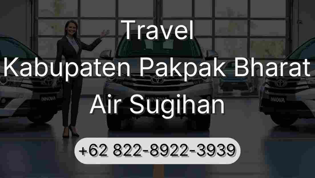 Travel Kabupaten Pakpak Bharat Air Sugihan