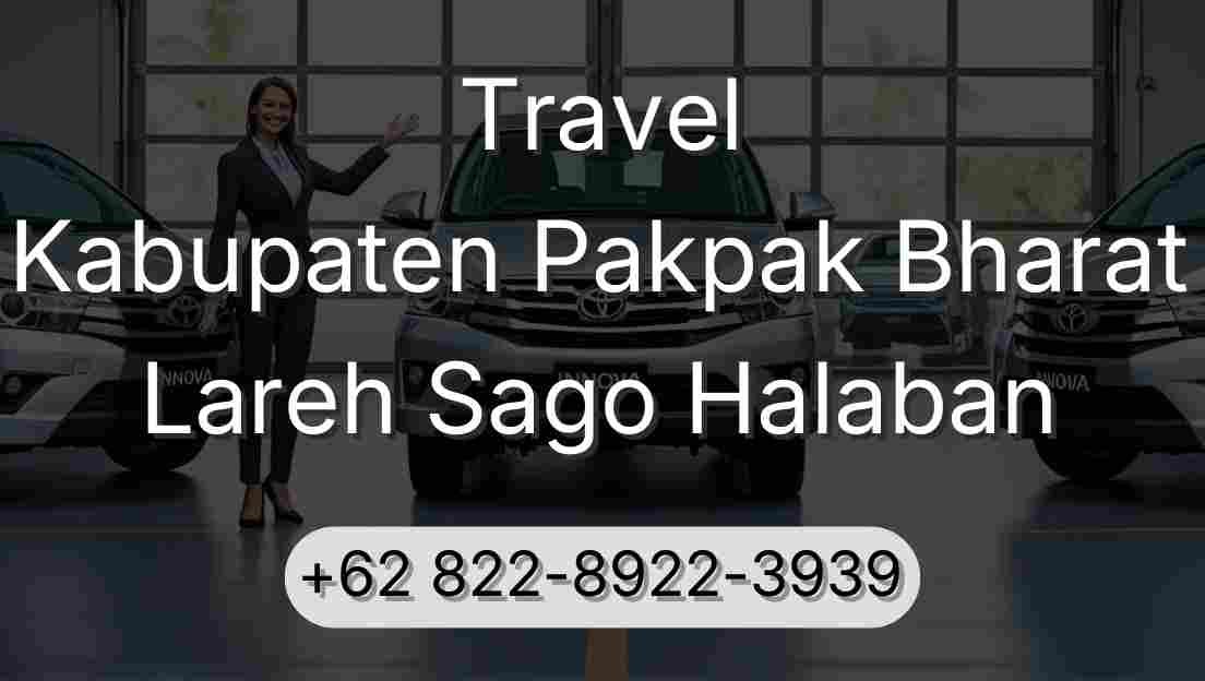 Travel Kabupaten Pakpak Bharat Lareh Sago Halaban
