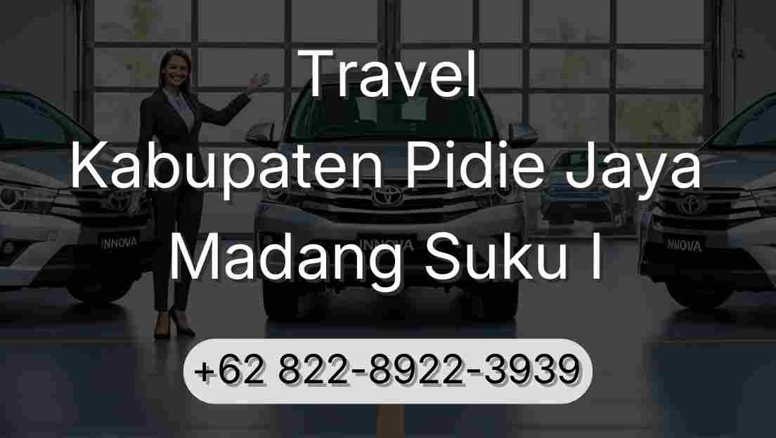 Travel Kabupaten Pidie Jaya Madang Suku I