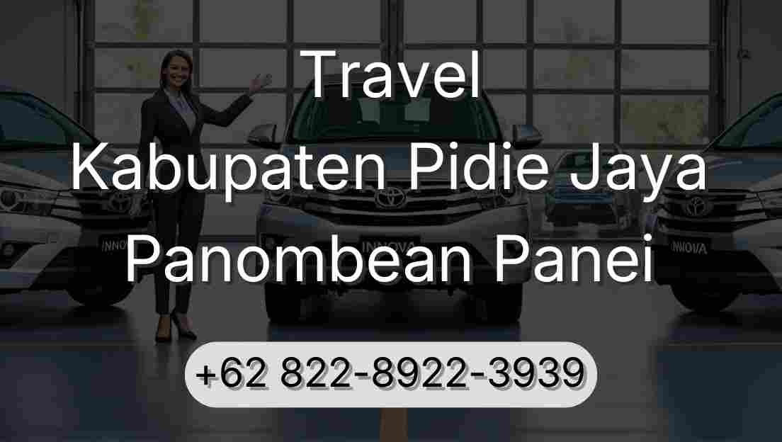Travel Kabupaten Pidie Jaya Panombean Panei