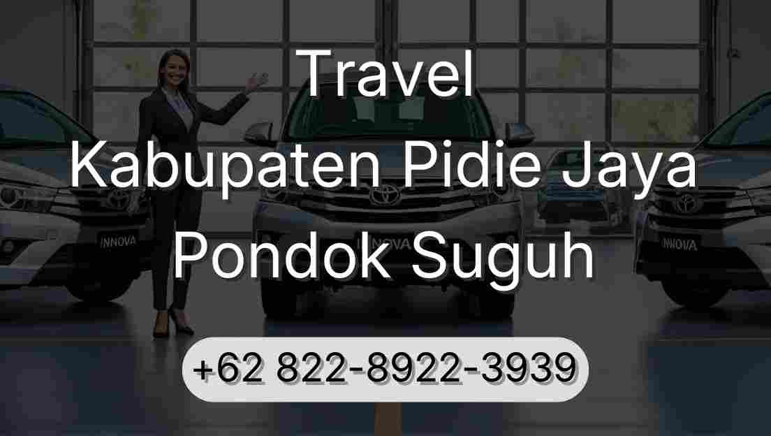 Travel Kabupaten Pidie Jaya Pondok Suguh