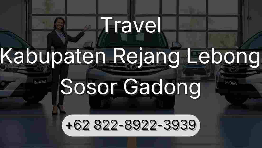 Travel Kabupaten Rejang Lebong Sosor Gadong