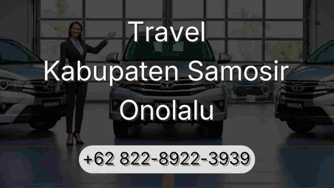 Travel Kabupaten Samosir Onolalu