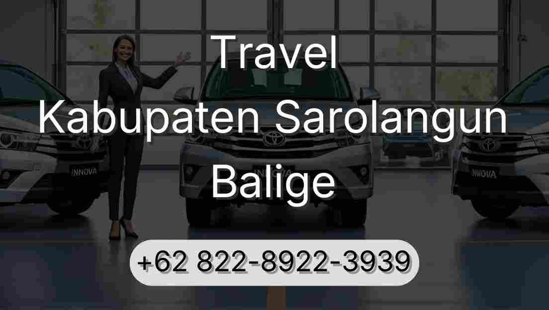 Travel Kabupaten Sarolangun Balige