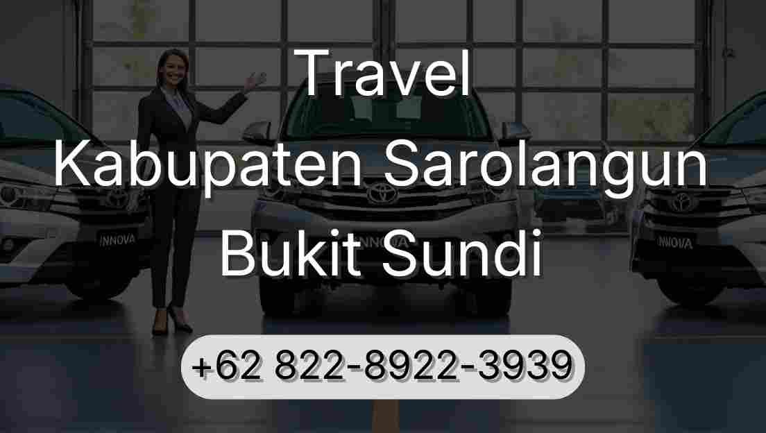 Travel Kabupaten Sarolangun Bukit Sundi