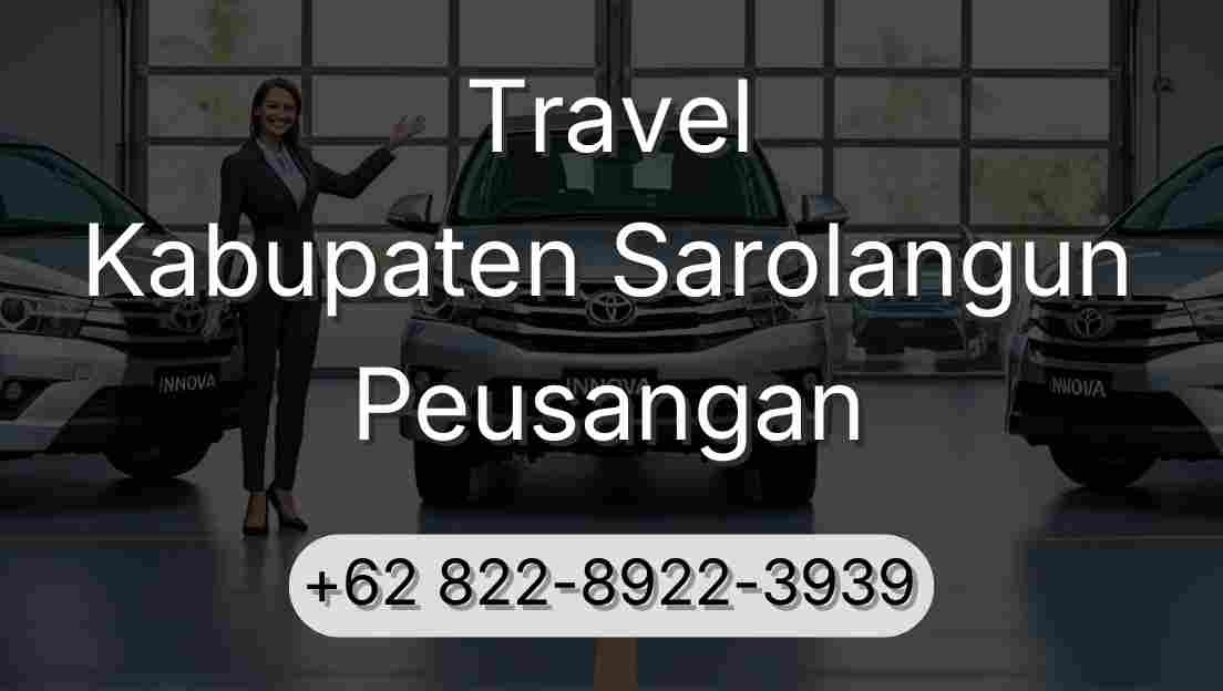 Travel Kabupaten Sarolangun Peusangan