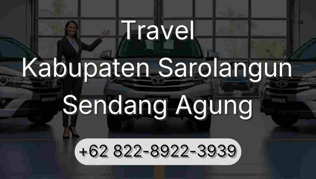 Travel Kabupaten Sarolangun Sendang Agung